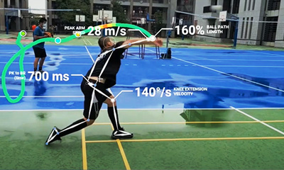 改变游戏规则： 透过视觉系统进行动态追踪及姿势估算来提高运动员表现