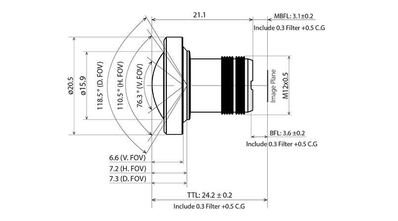 Technical drawing TBN 1.98