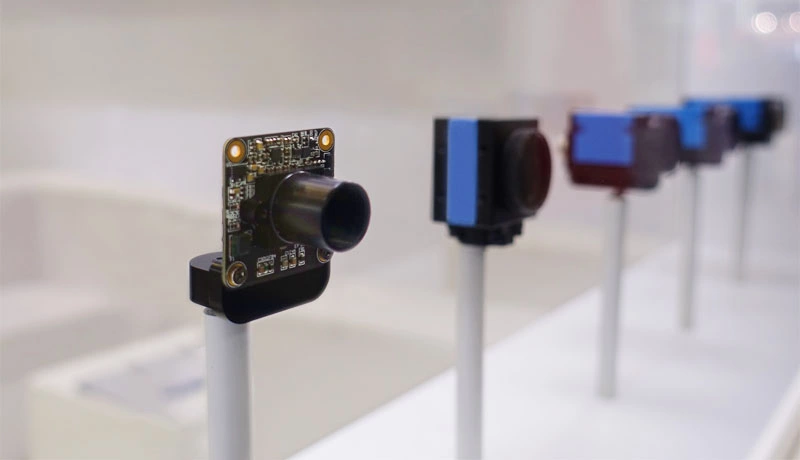 New 37 and 38 series (USB 3.1, gen.1) industrial and board-level cameras on display at Vision China Shanghai 2018.