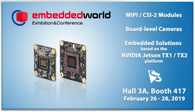 embedded world 2019: Join us at the leading international fair for embedded systems.