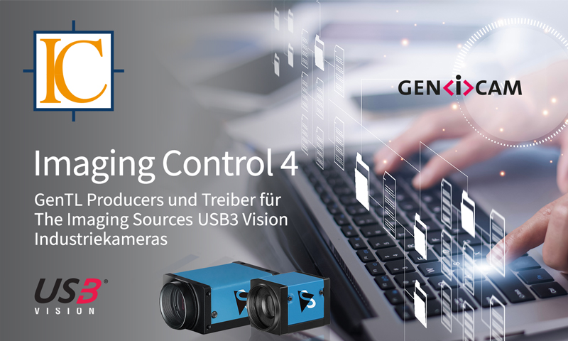 Erweiterte Kompatibilität und verbesserte Funktionen: Unterstützung für USB3 Vision-Kameras in IC Imaging Control 4