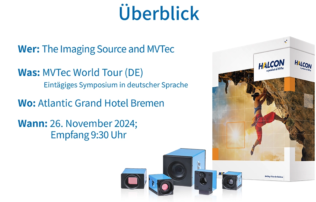 MVTec World Tour -DE: Eintägiges Symposium MVTec World Tour -DE: Eintägiges Symposium