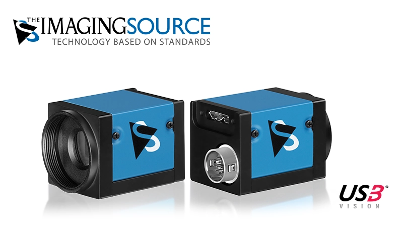 The Imaging Source 的 5 MP USB 3 工業相機符合 USB3 Vision 標準，可輕鬆整合到新系統和現有系統中。