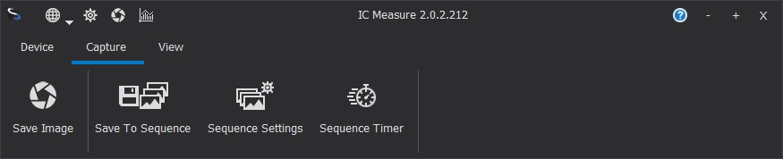 IC Measure 捕獲選項