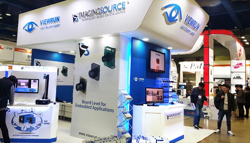 The Imaging Source and Viewrun at the 2018 Korea Vision Show.