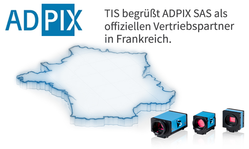 The Imaging Source kündigt neue Vertriebspartnerschaft mit ADPIX SAS in Frankreich an The Imaging Source kündigt neue Vertriebspartnerschaft mit ADPIX SAS in Frankreich an