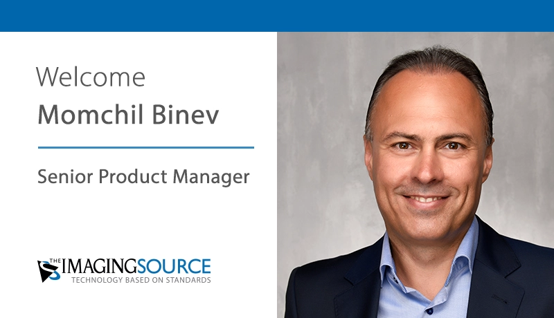 Momchil Binev joins The Imaging Source team as Senior Product Manager at the company's office in Bremen, Germany.