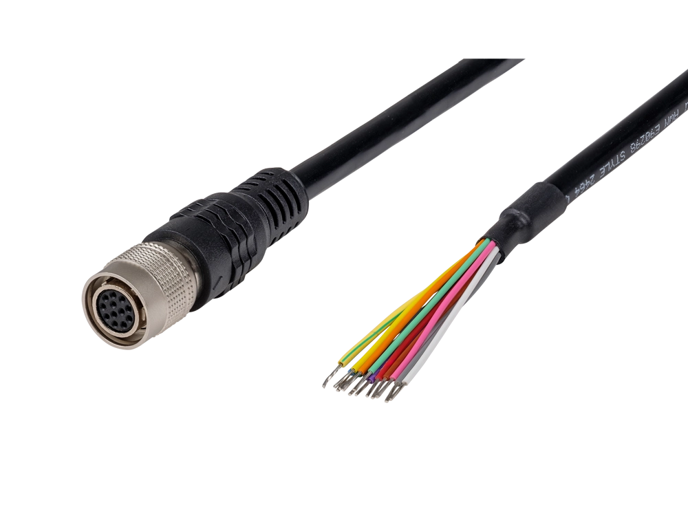 End 1: Hirose 12-pin H12/Trig/OE/3 End 1: Hirose 12-pin H12/Trig/OE/3